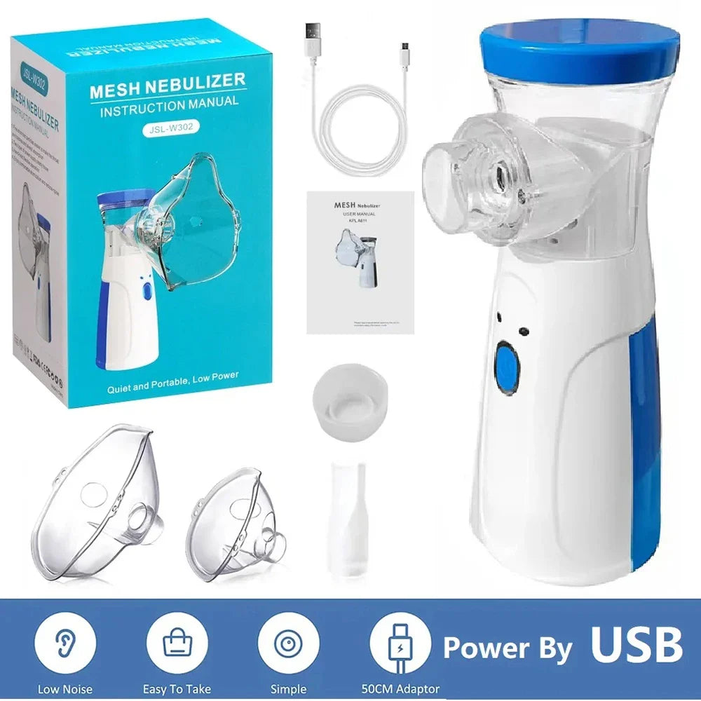 Rechargeable Portable Nebuliser – Silent, Compact & Travel-Friendly
